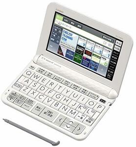 【中古】カシオ エクスワード XD-Zシリーズ 電子辞書 英語モデル 186コンテンツ収録 ホワイト XD-Z9800WE