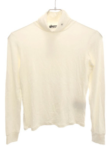 RAF SIMONS ラフシモンズ 15AW Iconic Turtle Neck Tee R刺繍タートルネックカットソー ホワイト XS ITBWYXJ5ZFZ6