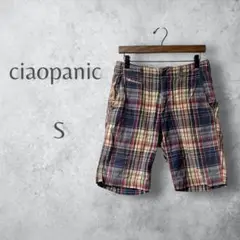 チャオパニック　ciaopanic 【S】 チェック　ハーフパンツ　綿100%