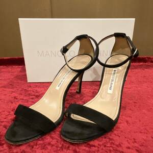 MANOLO BLAHNIK マノロブラニク ヒール パンプス スエード 本革 靴