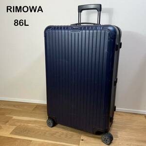 7日〜8日の旅行　RIMOWA 大容量　86L SALSA 4輪　キャリーケース　ネイビー