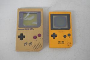 [4-60] Nintendo 任天堂 ニンテンドー GAME BOY ゲームボーイ 2台 まとめ DMG-01 MGB-001 レトロ 現状品 玩具 おもちゃ 電化製品