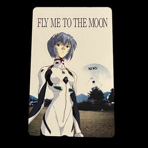 テレカ 綾波レイ FLY ME TO THE MOON 新世紀エヴァンゲリオン 貞本義行 未使用