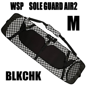 WSP ウェイクボード用ソールガードAIR ブラックチェック Mサイズ ウェイクボードケース