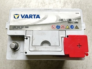 中古バッテリー 　VARTA　SILVER　AGM　Dynamic　LN2　12V　60Ah　680A　バッテリー　　 健全性100％　　＜中古品＞