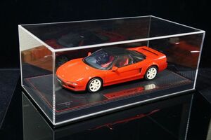 【　ホンダ ＮＳＸ タイプＲ 限定１０台 メイクアップ　ＩＤＥＡ １／１８ ハンドメイドモデル　レッド　】