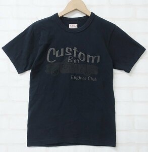 5T0606【クリックポスト対応】 フラットヘッド TKT-008 CUSTOM BUILT ENGINES CLUB 半袖Tシャツ THE FLAT HEAD