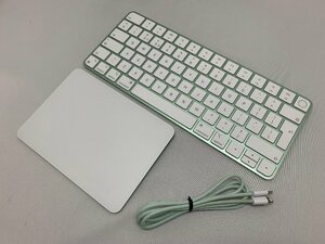 １円スタート！！ Apple Magic Trackpad Keyboard touchID付き(UK) 純正USB-c Lightningケーブルセット [Etc]