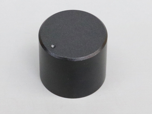 25mm(6.0) アルミつまみ 削り出し 黒色 ボリューム つまみ 1個 真空管アンプ 自作アンプ 管理番号[AS0222C7]