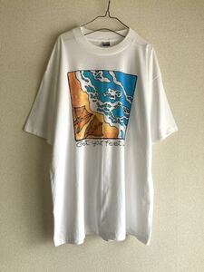 fabric art 90s usa製 プリント Tシャツ アート アヒル 90年代 vintage ヴィンテージ ビンテージ アメリカ製 ファブリックアート