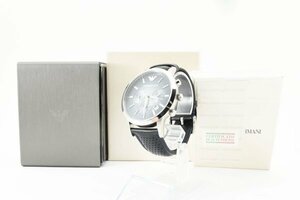 ●新品未使用●エンポリオアルマーニ 腕時計 Emporio Armani メンズ AR2473 ブラック Renato [並行輸入品] 【0407B】