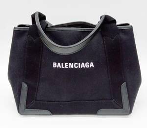 BALENCIAGA　バレンシアガ　ネイビーカバS　339933　トートバッグ　ブラック　レディース 店舗受取可