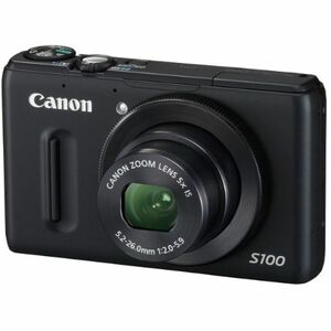 Canon デジタルカメラ PowerShot S100 ブラック PSS100(BK) 1210万画素 広角24mm 光学5倍ズーム 3.