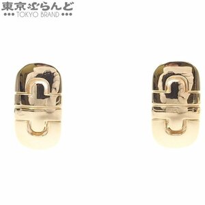 101704358 ブルガリ BVLGARI パレンテシ イエローゴールド K18YG ピアス レディース 仕上済