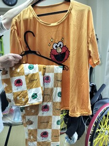 ルームウェア レディースパジャマ半袖Tシャツ 長ズボン XXL