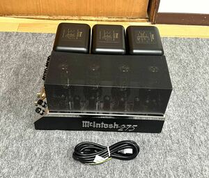 McIntosh マッキントッシュ 275 パワーアンプ 美品