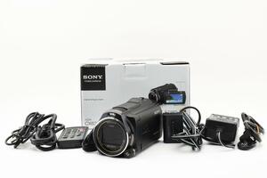 箱付美品SONY HDR-CX630V ブラック　ハイビジョンデジタルビデオカメラ　ハンディカム HD ソニー ACアダプター　バッテリー