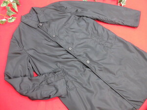 8OH7089 プラダ PRADA メンズコート ＸＬサイズ　ブラック イタリー製　アウター メンズ　大きいサイズ