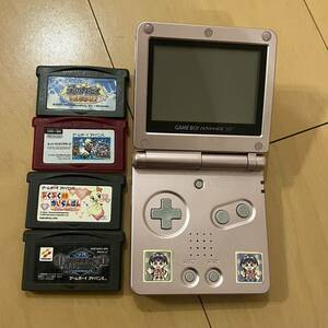 ゲームボーイアドバンスSP ADVANCE SP 任天堂 Nintendo GAMEBOY ソフト付き