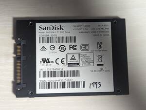 SanDisk　SSD 120GB【動作確認済み】1773