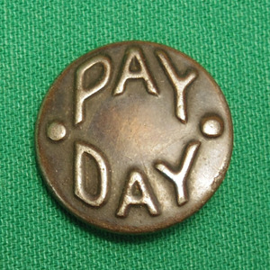 【メール便可】PAY DAY　ペイデイ　ヴィンテージ　チェンジボタン　 オーバーオール　カバーオール　アンティーク　ワークボタン　/bo80