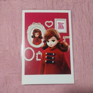 リカちゃん展 50周年記念 ポストカード（5.初代〜メインビジュアル） 1/6人形