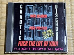 CHAOTIC DISCHORD 80s UK Hardcore パンク天国 Oi ハードコア Disorder Chaos UK RIOT CITY 