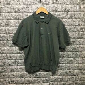 CHEMISE LACOSTE ラコステ ポロシャツ 長袖ポロシャツ 半袖Tシャツ Tee 半袖 BEAMS ビームス グリーン メンズ トップス size3