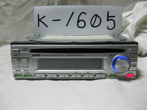 K-1605　SANYO　サンヨー　CDF-R310　1Dサイズ　CDデッキ　故障品