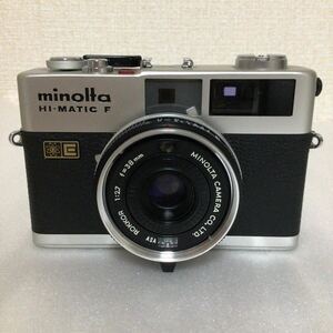 【56】★現状品★ミノルタ フィルムカメラ minolta HI-MATIC F ハイマチック 