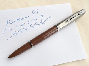 １９５０年代　　　Parker　　５１　　　　ココア色　　　　美品