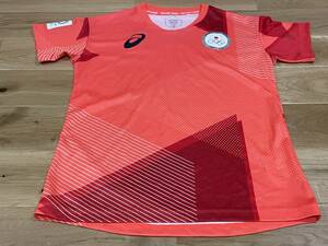 【送料無料】東京2020オリンピック 選手支給日の丸入りTシャツ 非売品 Ｍサイズ 実使用