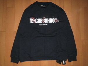 送料無料発送 人気色 完売XLサイズ NEIGHBORHOOD ネイバーフッド SLUB/C-CREW.LS NAVY(濃紺) 正規品 日本製 新品未使用 タグ、付属袋付き