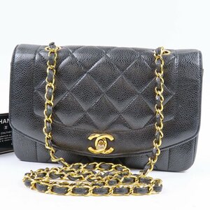 40443★1円スタート★CHANEL シャネル 外綺麗 ダイアナフラップ チェーンショルダーバッグ ターンロック ココマーク キャビアスキン