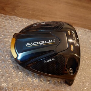 ★美品★ラウンド1回使用 Callaway ROGUE ST MAX ドライバー 9度 ローグST MAX マックス ヘッドのみ★日本仕様★