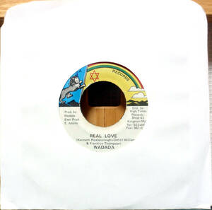 試聴 7inch. WADADA / REAL LOVE□reggae デジタル・ダンスホール hip hop KILLER DIGITAL DANCEHALL