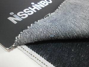 1M NISSHINBO DENIM 日清紡 デニム selvedge セルビッチ kahki耳 11.5oz Levi