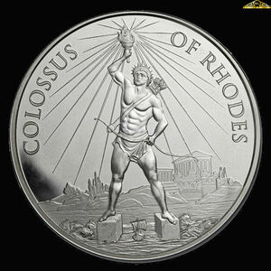 7 Wonders (colossus of rhodes) 1oz Silver 銀貨　BU　発行数７７７７！