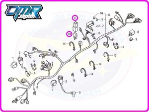 【新品】ヘッドライトリレー&ゴムカバー 38501-GN2-014 38506-GC7-611　NSR250R MC21 MC28