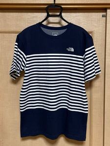 【美品】ノースフェイス ボーダーTシャツ XL