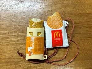 中古 ☆ マクドナルド アップルパイ ベーコンポテトパイ おもちゃ ☆