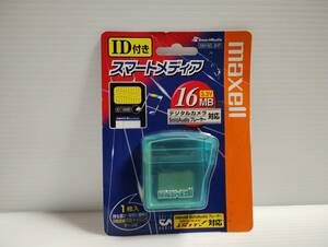 未開封品・未使用品　SMカード　スマートメディア　16MB　maxell　メモリーカード