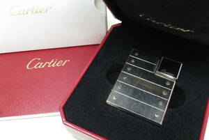 16485 上604-315　ライター　カルティエ ③　OL000014　Cartier　シルバー色 銀色　ガスライター　箱あり　中古品　佐川60