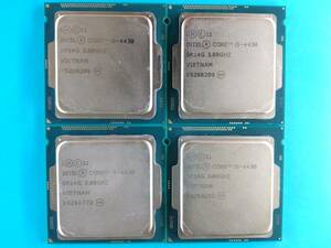 Intel Core i5-4430 4個セット 動作未確認※動作品から抜き取21090040514