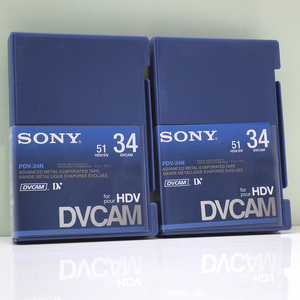 2本 SONY PDV-34N スタンダード DVCAM テープ 34分 業務用テープ 未使用 2本まとめてセット ソニー 51 HDV / DV 34 DVCAM