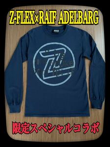 【限定】Z-FLEX×RAIF ADELBARGコラボ ロゴプリントロンTドッグタウン z~skates ジーフレックス dogtown ロングTシャツ zorlac santa cruz