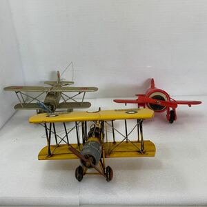 QW3456 ブリキ 飛行機 イギリス 戦闘機 K3215 / カ-128/カ-825 / 現状品 / レトロ ビンテージ 玩具　汚れ有る　0206