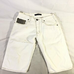 Dominate Handcrafted Jeans メンズ デニム ハーフパンツ 白 L 中古 送料185円