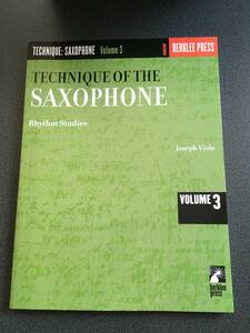 ◆◇Technique Of The Saxophone vol3/バークリー教則　サックス◇◆