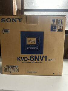 SONY ソニー カラーテレビ KVD-6NV1 通電確認 その他動作未確認 Tele Navi グレー 箱付き